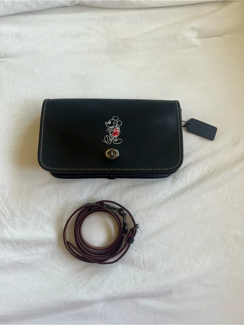 Rare Limited edition Mickey Mouse Coach Crossbody